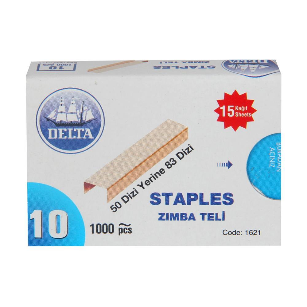 Delta Zımba Teli No 10 1.000 Adet - Sarı