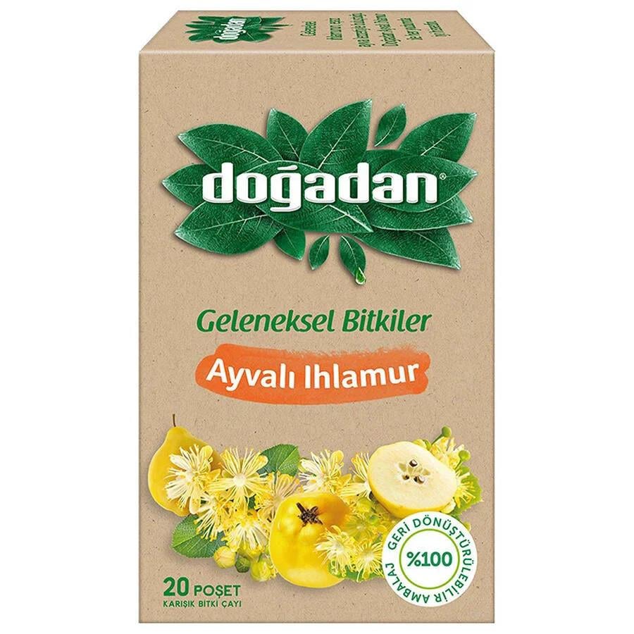 Doğadan Bitki Çayı Ayvalı Ihlamur 18'li