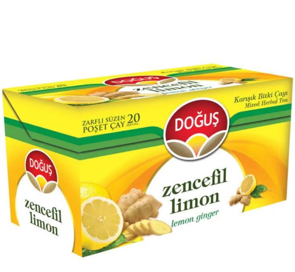 Doğuş Bitki Çayı Limon Zencefil 20'li Paket