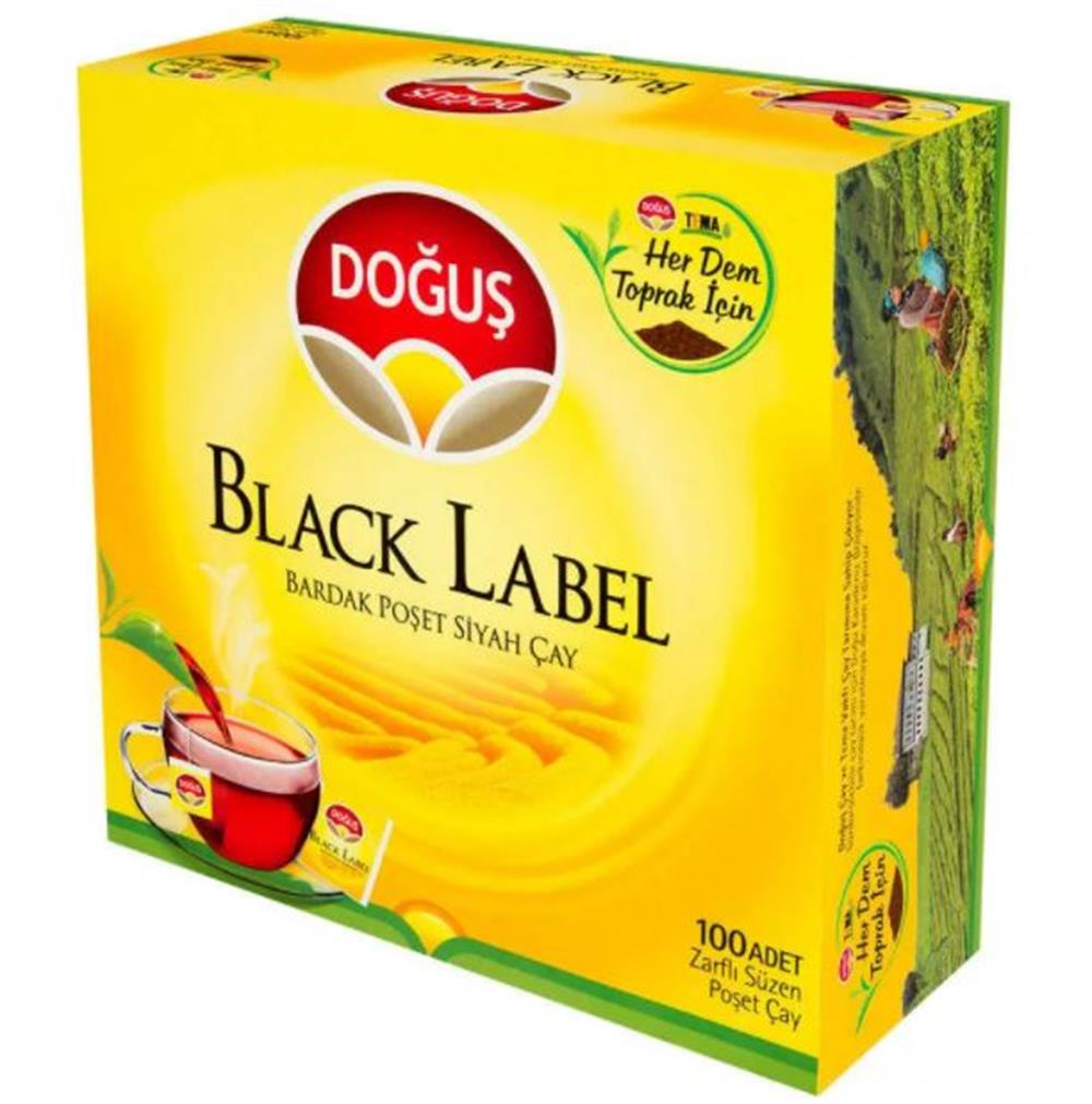 Doğuş Black Label Bardak Poşet Çay 100'lü