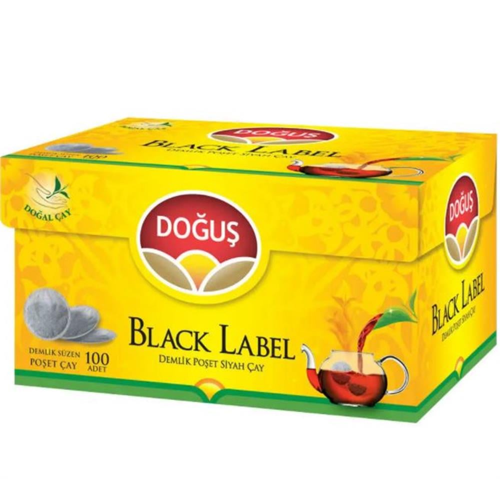 Doğuş Demlik Poşet Çay Black Label 100'lü