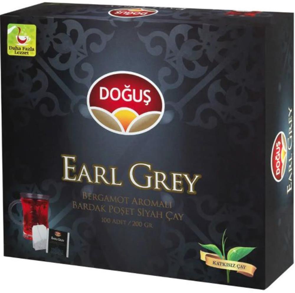 Doğuş Earl Grey Bardak Poşet Çay 100'lü