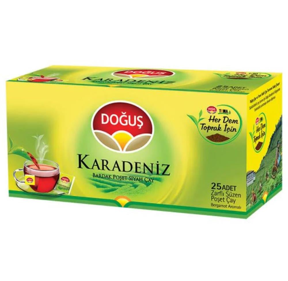 Doğuş Karadeniz Bardak Poşet Çay 25'li
