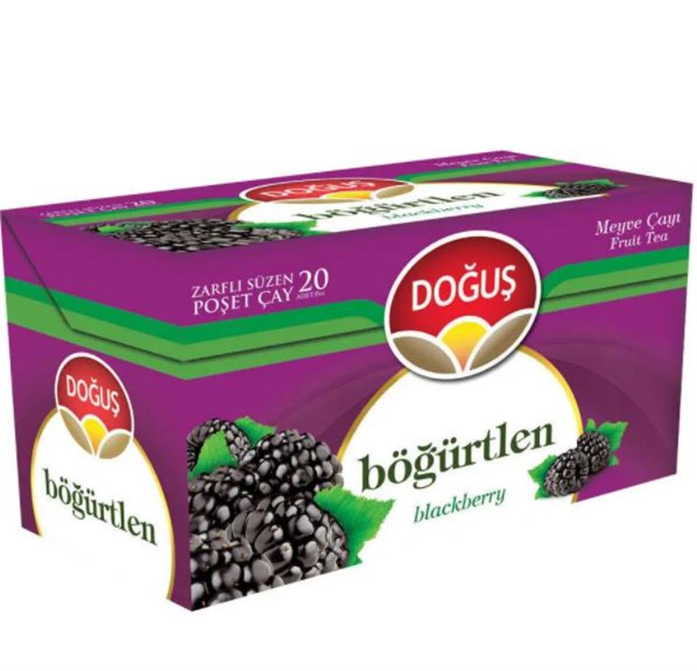 Doğuş Meyve Çayı Böğürtlen Aromalı 20'li Paket