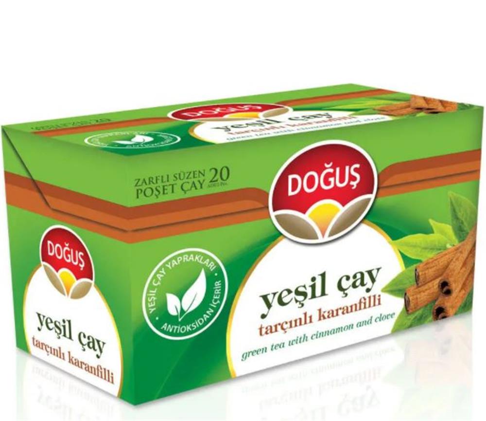 Doğuş Yeşilçay Tarçınlı Karanfilli 20'li Paket