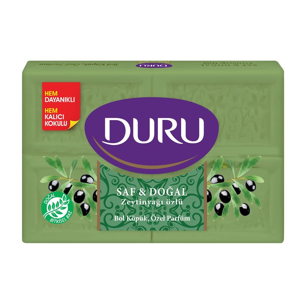 Duru Kalıp Sabun Saf Doğal Zeytinyağlı - 4 Adet