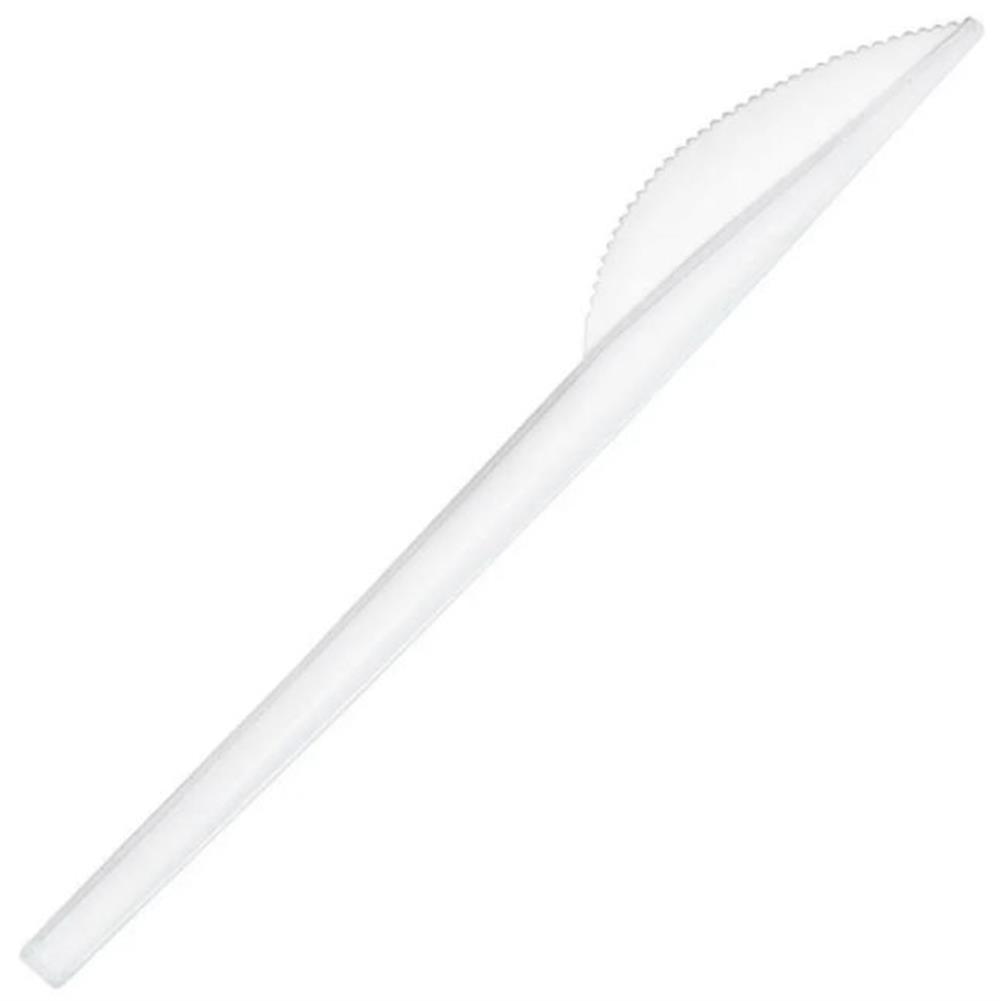 Ece Eko Plastik Bıçak Beyaz 100'lü Paket
