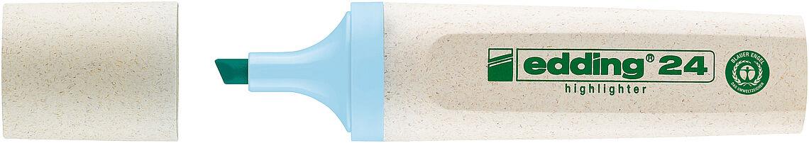 EDDİNG 24 ECOLINE FOSFORLU KALEM PASTEL MAVİ