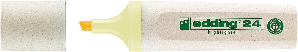 EDDİNG 24 ECOLINE FOSFORLU KALEM PASTEL SARI