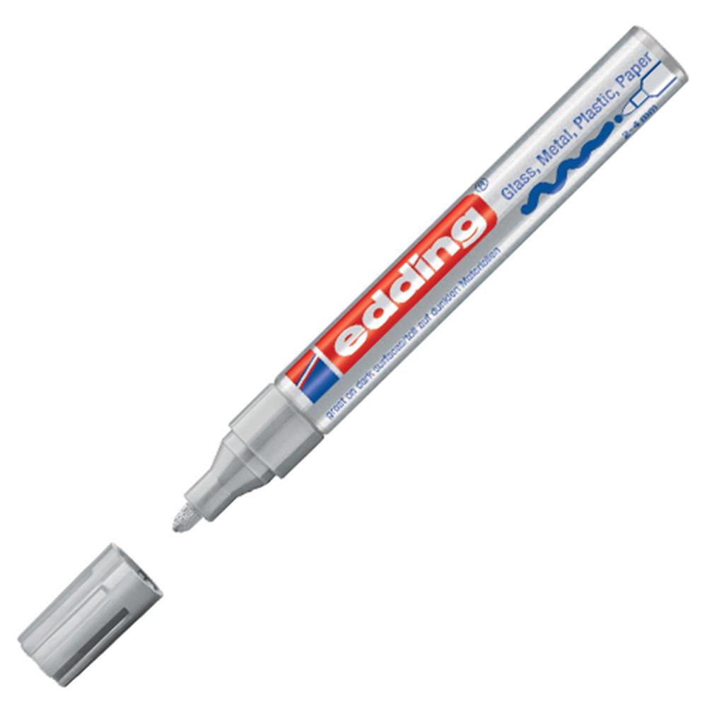 Edding 750 Paint Permanent Markör Kalem Yuvarlak Uç - Gümüş