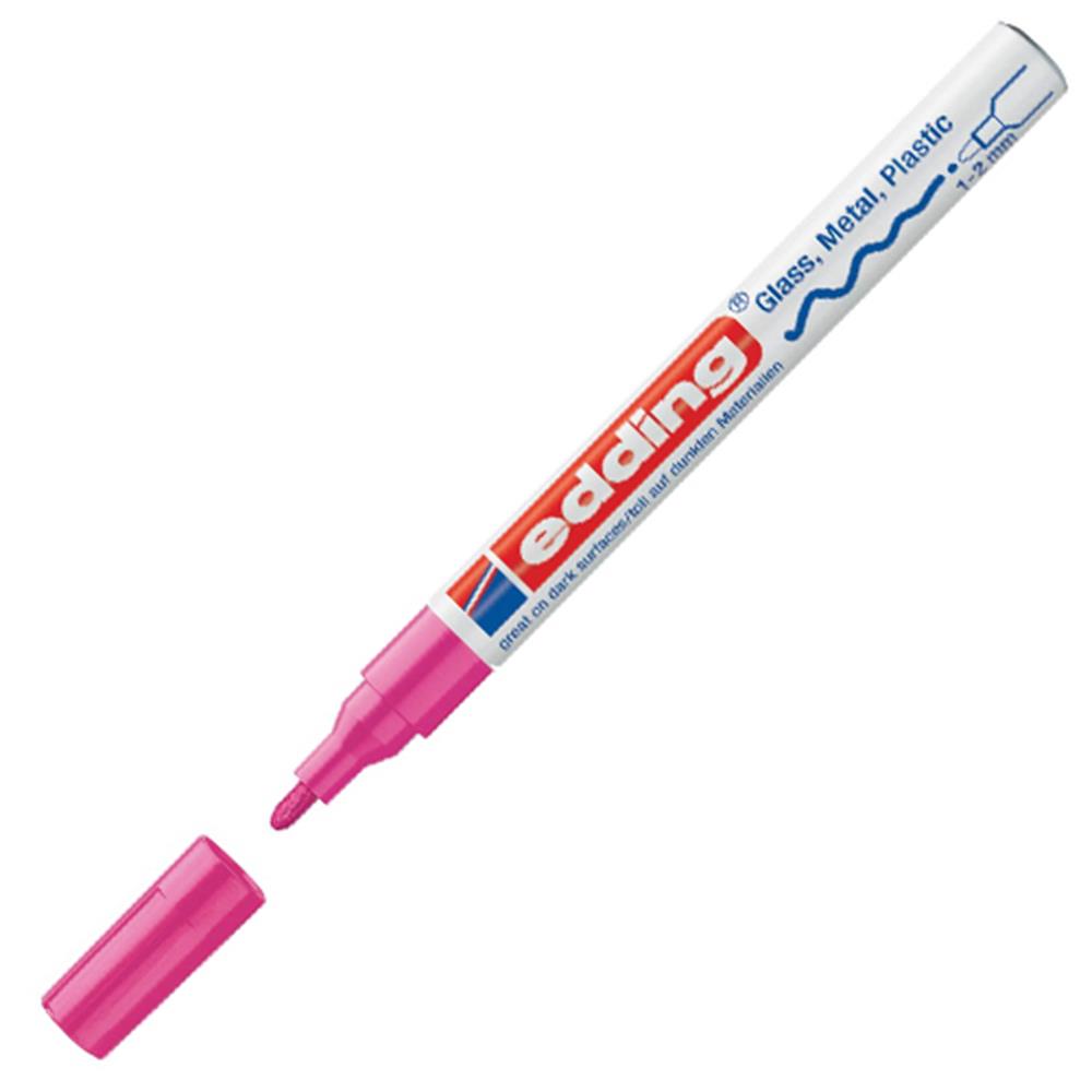 Edding 751 Paint Permanent Markör Kalem Yuvarlak Uç - Pembe