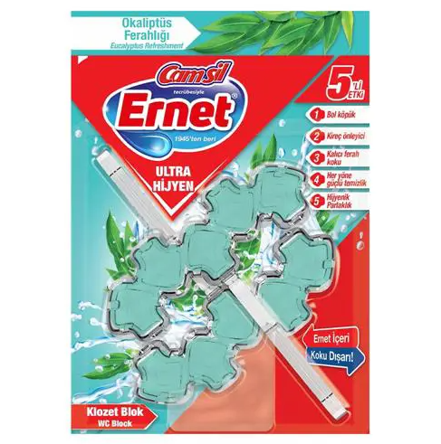 Ernet Premium Klozet Bloğu Okaliptus Ferahlığı 2 x 50 g