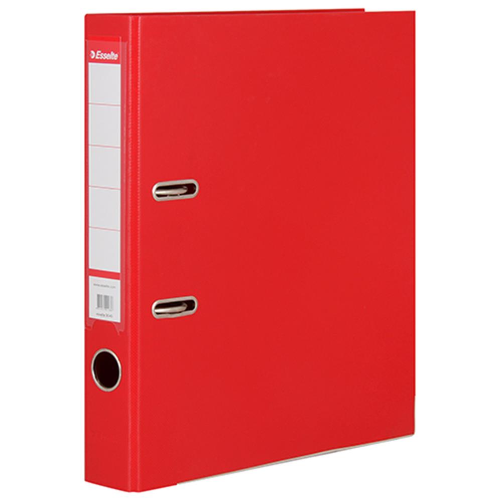 Esselte 3045 Plastik Klasör Ekstra Dar - Kırmızı