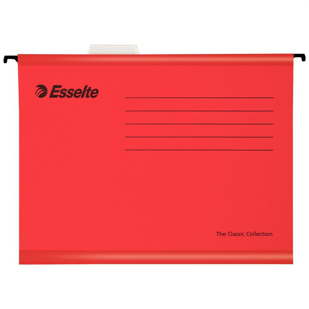 Esselte 9031 Pendaflex Ekon Askılı Dosya Telsiz 25 Adet - Kırmızı