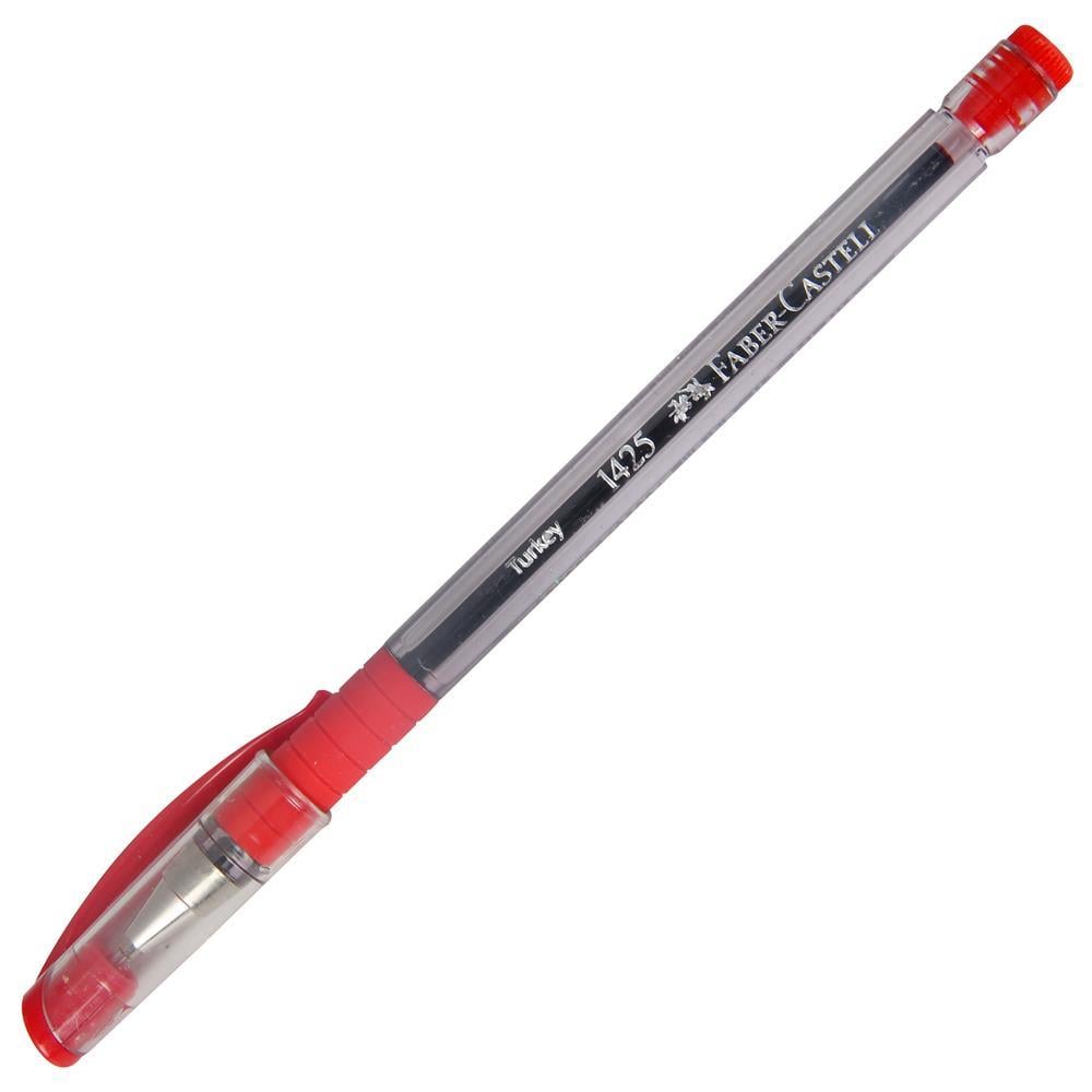 Faber Castell 1425 Tükenmez Kalem 0.7 mm - Kırmızı