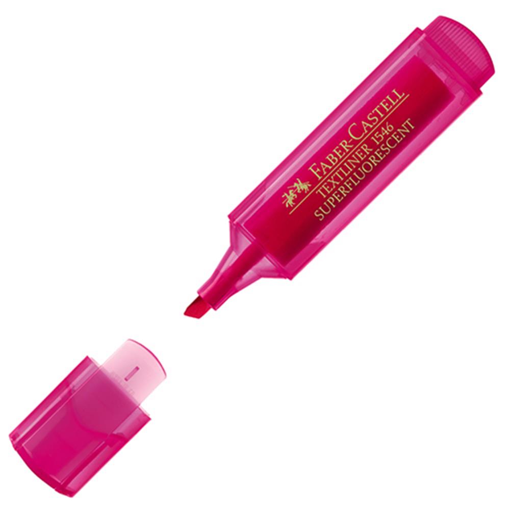 Faber Castell 1546 Fosforlu Kalem - Pembe