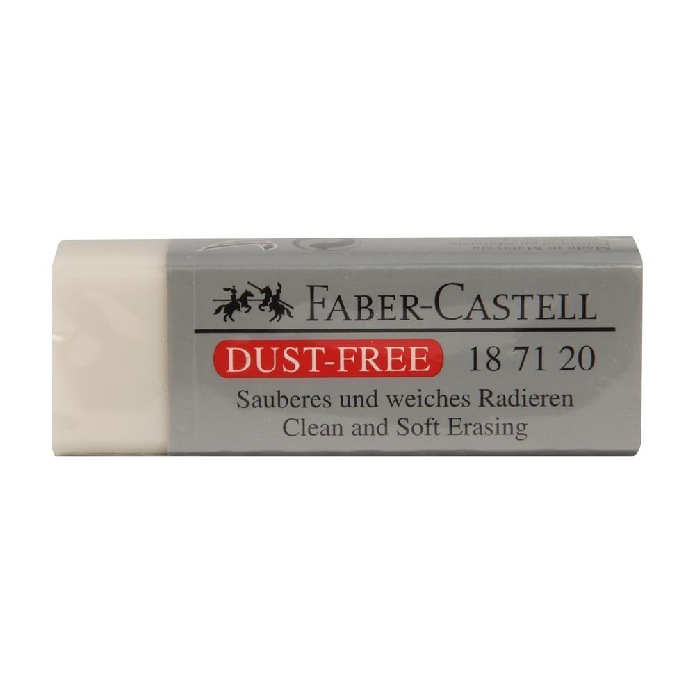 Faber Castell 187120 Dust-Free Büyük Silgi - Beyaz