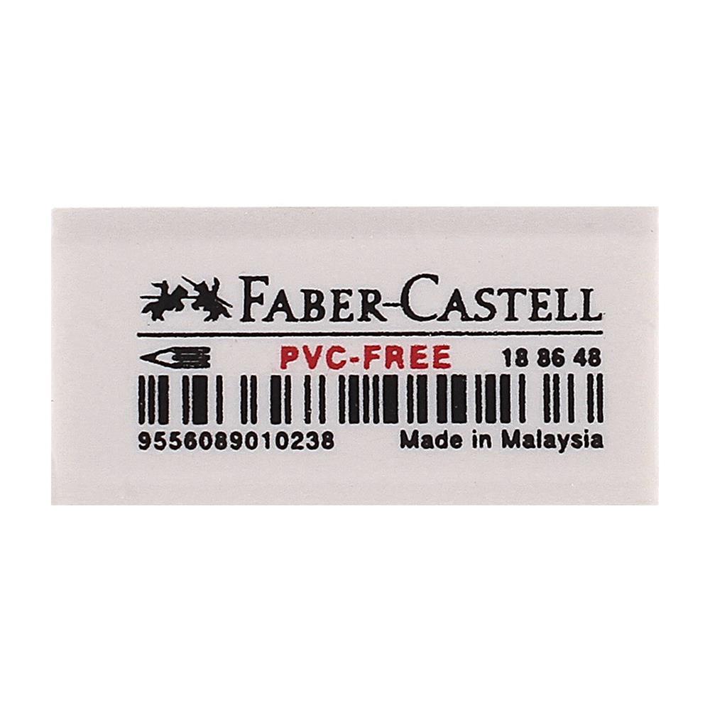 Faber Castell 708648 PVC-Free Küçük Silgi 48 Adet - Beyaz