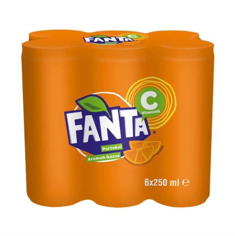Fanta 250 ml 6'lı Paket