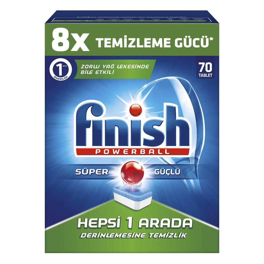 Finish Powerball Hepsi Bir Arada Bulaşık Makinesi Tableti 70 Adet