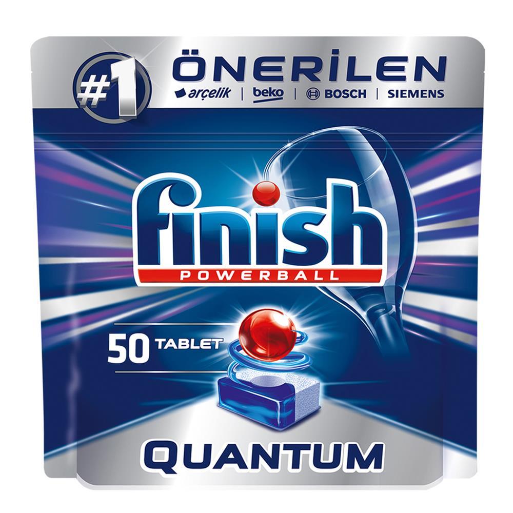 Finish Powerball Quantum Bulaşık Makinesi Tableti 50 Adet