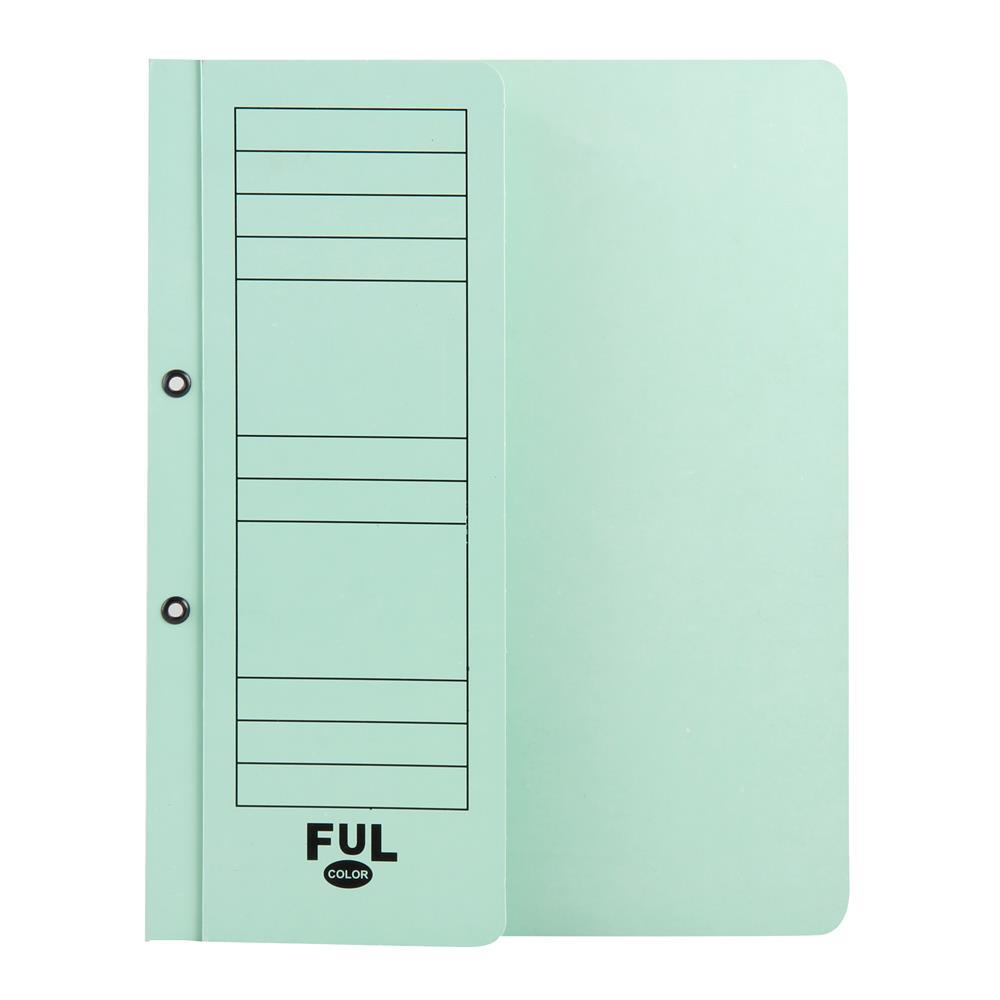 Ful Color 04754 Yarım Kapak Dosya Karton A4 50 Adet - Yeşil