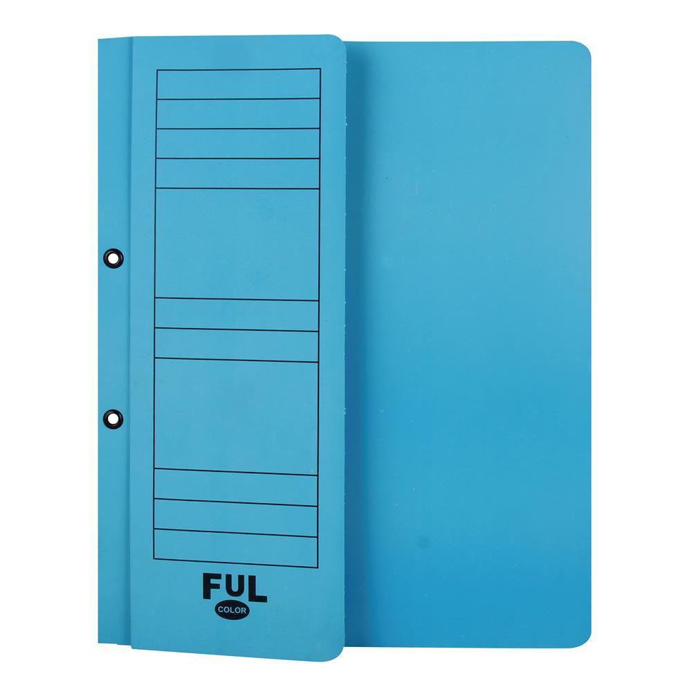 Ful Color 05113 Yarım Kapak Dosya Karton A4 50 Adet - Mavi