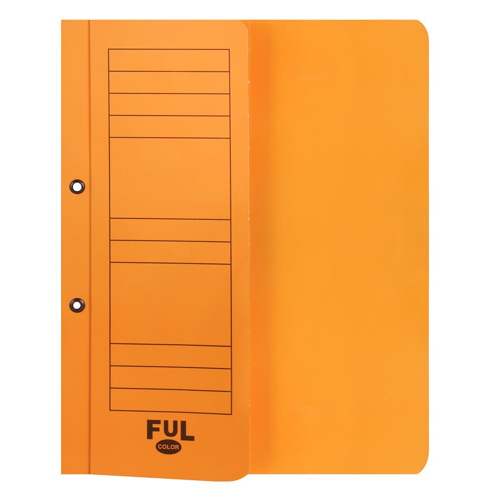 Ful Color 05272 Yarım Kapak Dosya Karton A4 50 Adet - Turuncu
