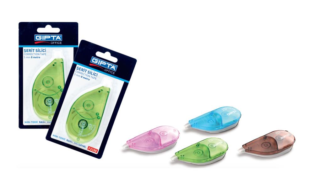 GIPTA ŞERİT SİLİCİ 8MT 4 RENK