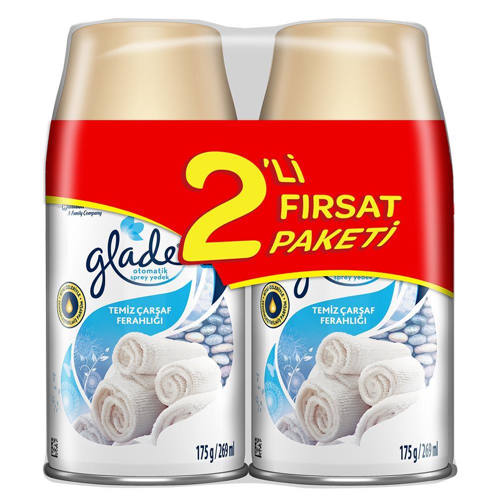 Glade Oda Kokusu Sprey 2 x 269 ml - Temiz Çarşaf