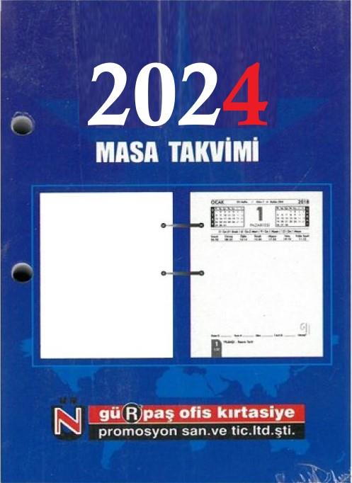 GÜRPAŞ BLOK MASA TAKVİMİ