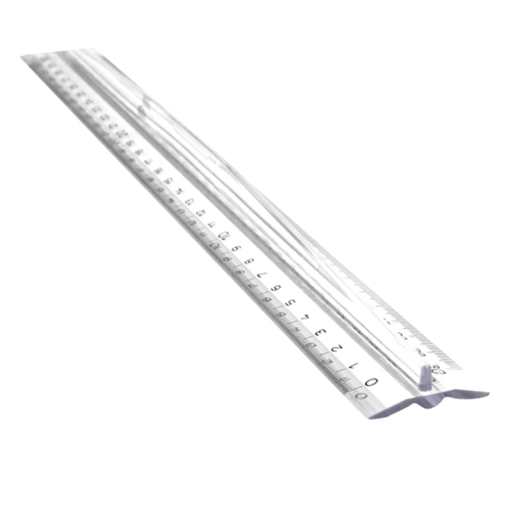 Hatas 0250 Tribldesimetre Plastik Cetvel 30 cm