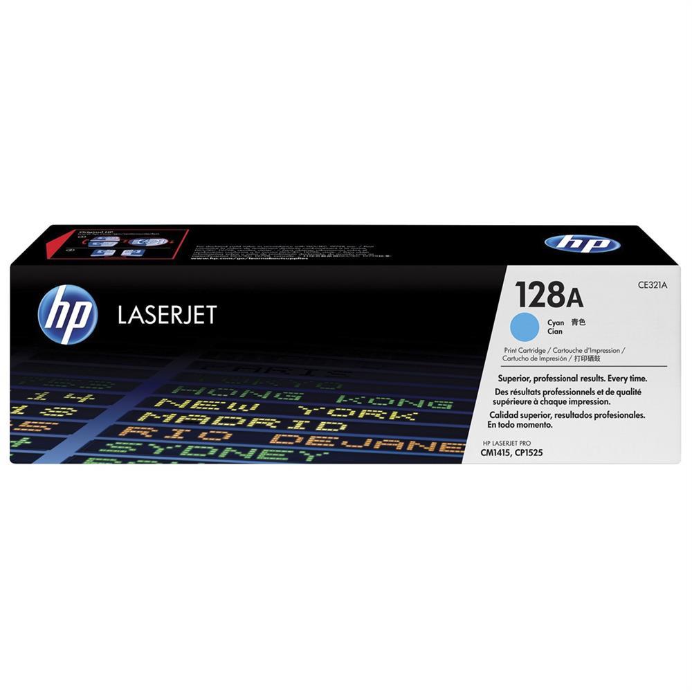 HP 128A CE321A Lazer Toner 1.300 Sayfa - Mavi