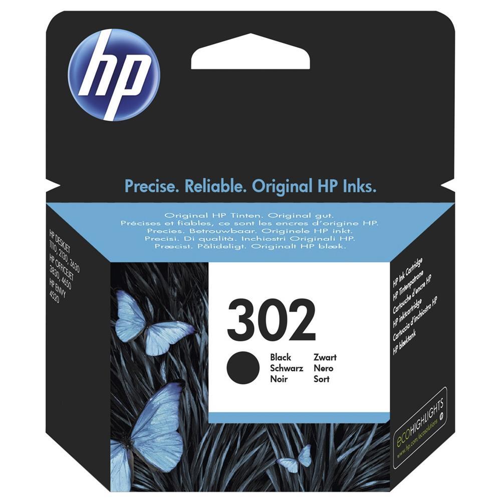 HP 302 F6U66AE Mürekkep Kartuş 190 Sayfa - Siyah