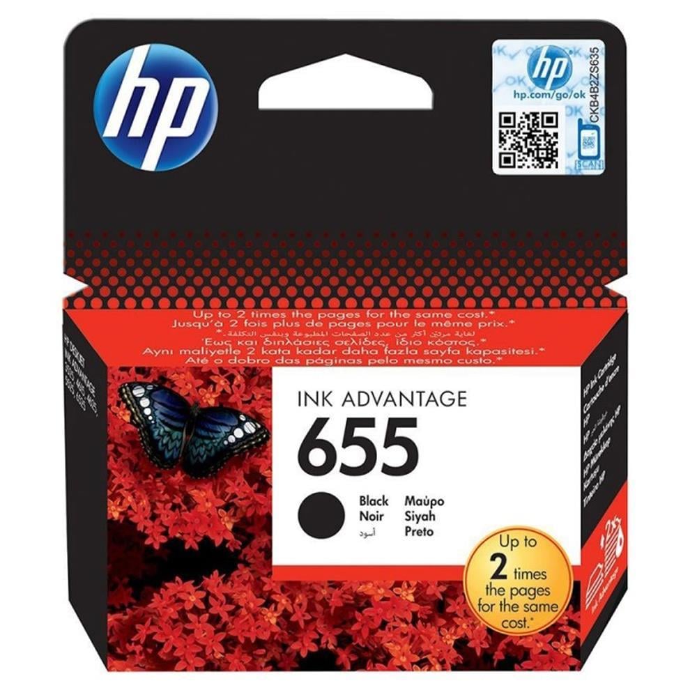HP 655 CZ109A Mürekkep Kartuş 550 Sayfa - Siyah