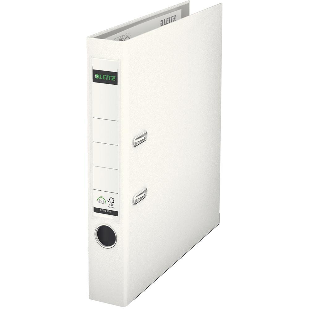 Leitz 1015 180° Plastik Klasör Dar - Beyaz