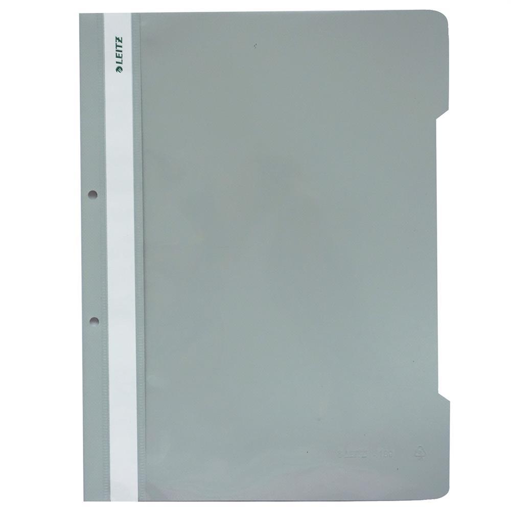 Leitz 4189 Telli Dosya Plastik 50 Adet - Gri