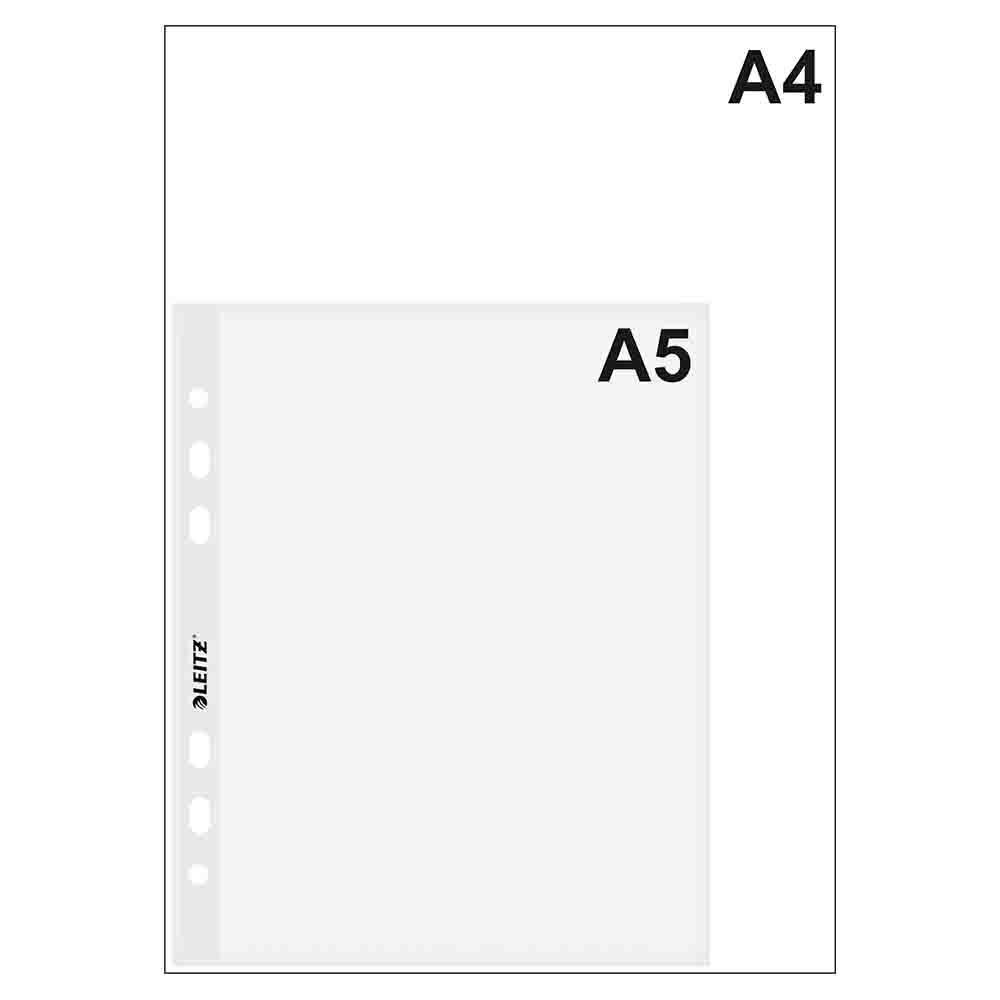 Leitz 4795 Delikli Poşet Dosya A5 50 Mikron - 50 Adet