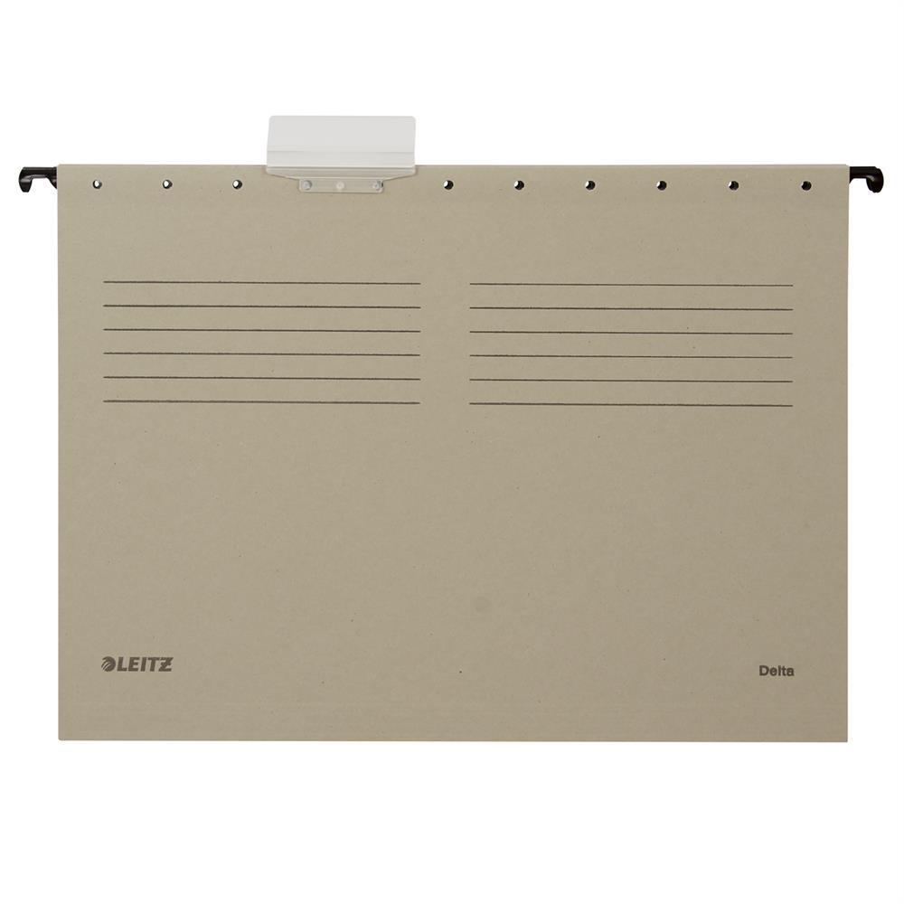 Leitz 6515 Delta Askılı Dosya Telsiz 25 Adet - Gri
