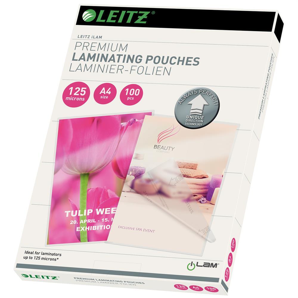 Leitz Laminasyon Filmi 125 Mikron A4 100 Adet