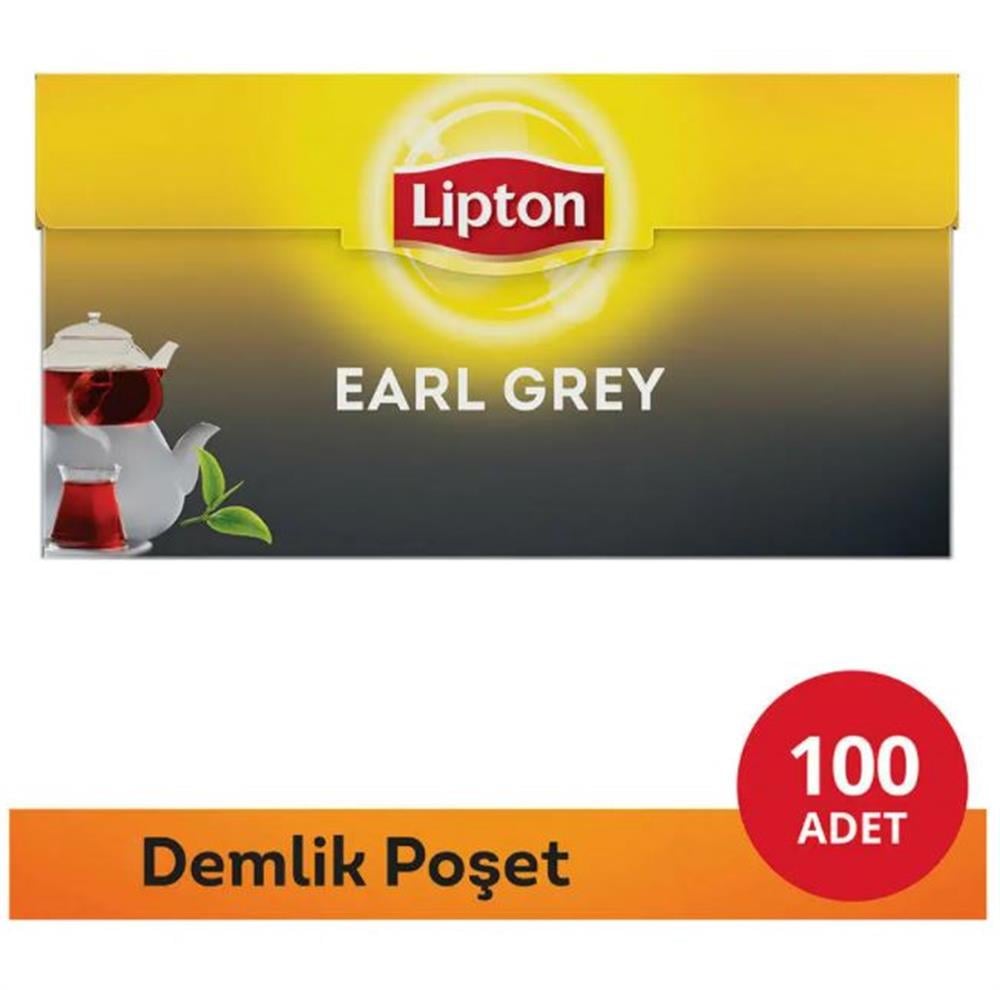 Lipton Earl Grey Demlik Poşet Çay 100'lü