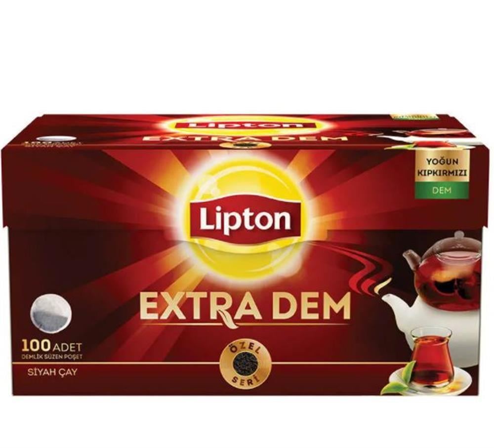 Lipton Extra Dem Demlik Poşet Çay 100'lü