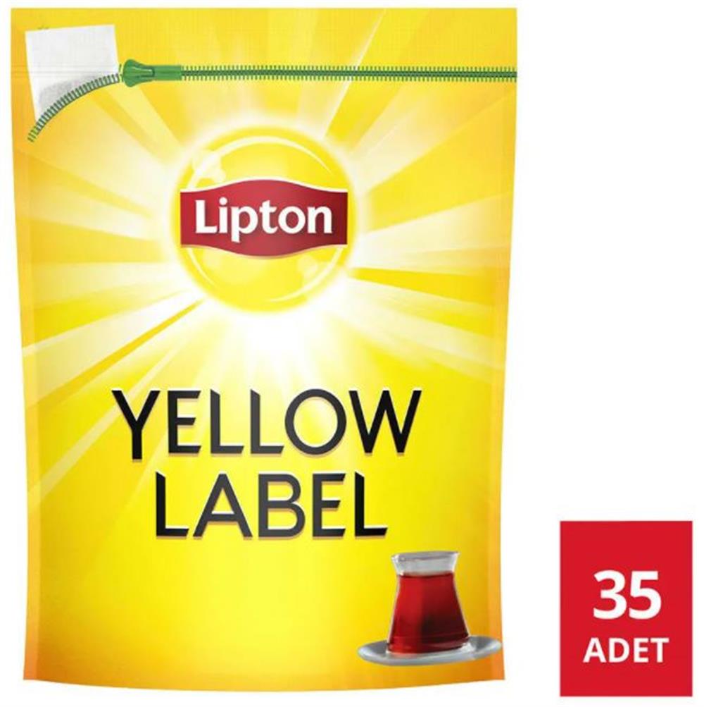 Lipton Yellow Label Jumbo Demlik Poşet Çay 35'li