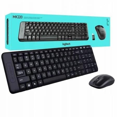 LOGITECH MK220 KABLOSUZ KLAVYE MOUSE SET 920-00316 ADET