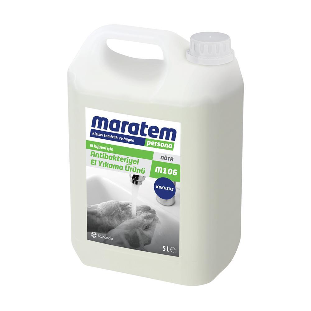 Maratem M106 Antibakteriyel El Yıkama Ürünü - 5 L