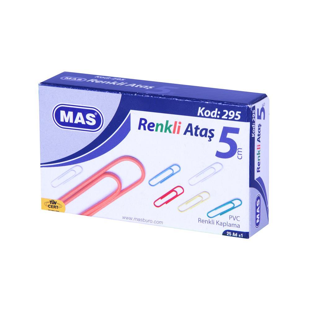 MAS 295 Dev Ataş 5 cm 25 Adet - Karışık Renk