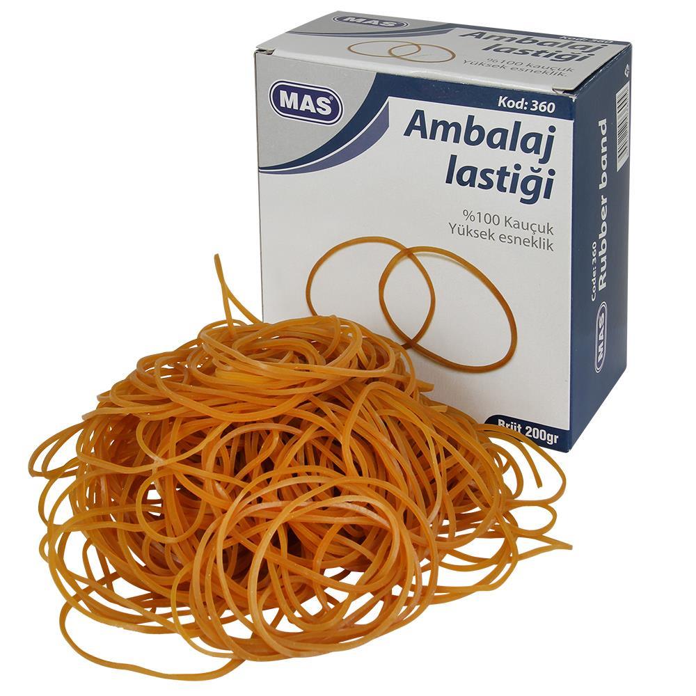 MAS 360 Ambalaj Lastiği %100 Kauçuk 200 g - Standart
