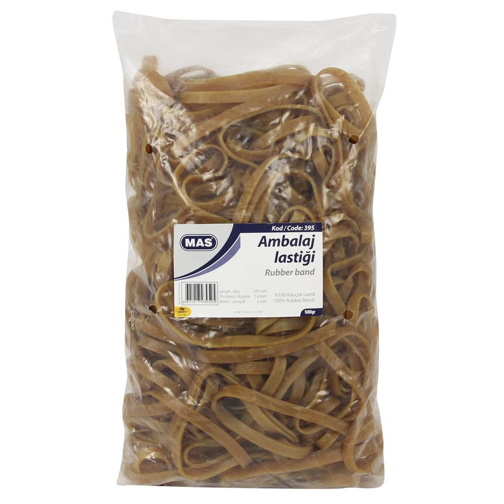 MAS 395 Ambalaj Lastiği %100 Kauçuk 500 g - Geniş