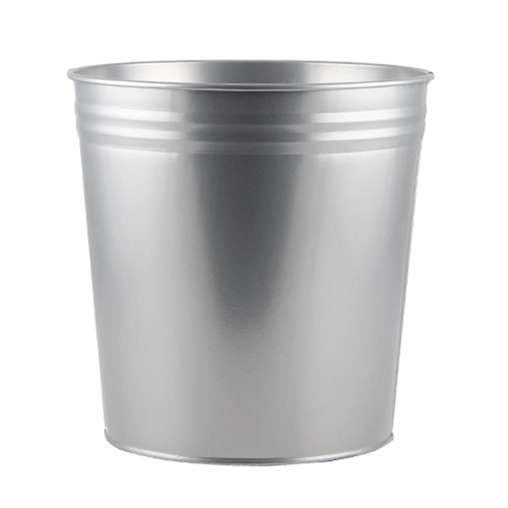 MAS 853 Çöp Kovası Metal 10 L - Metalik Gri