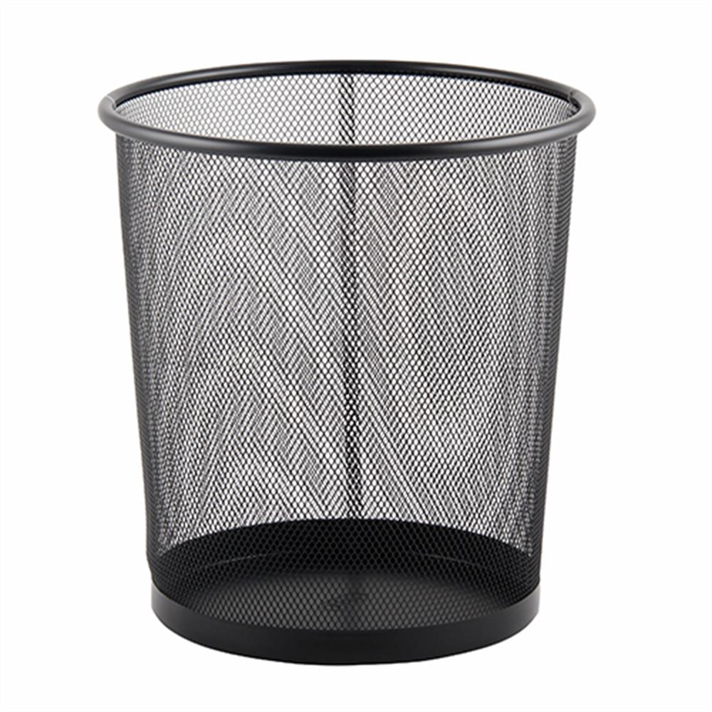 MAS 854 Çöp Kovası Metal Delikli 10 L - Siyah